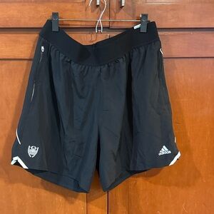 Adidas men's Black Athletic Shorts